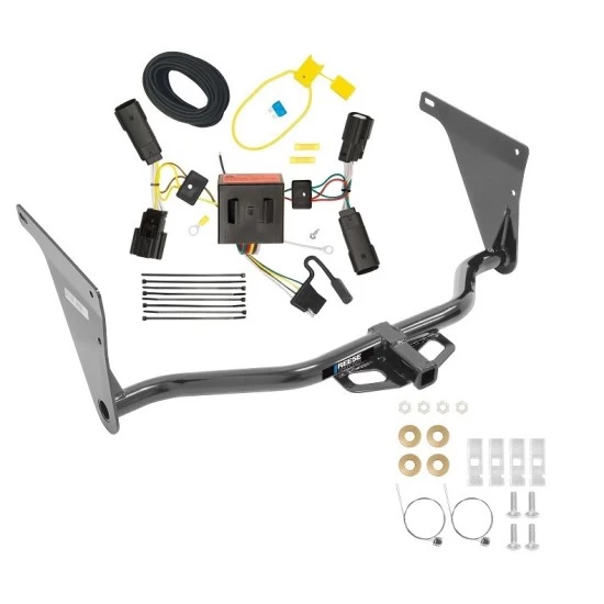 Trailer Tow Hitch For 13-16 Ford Escape Class 2 Complete Package w/ Wiring Draw Bar and 1-7/8" Ball