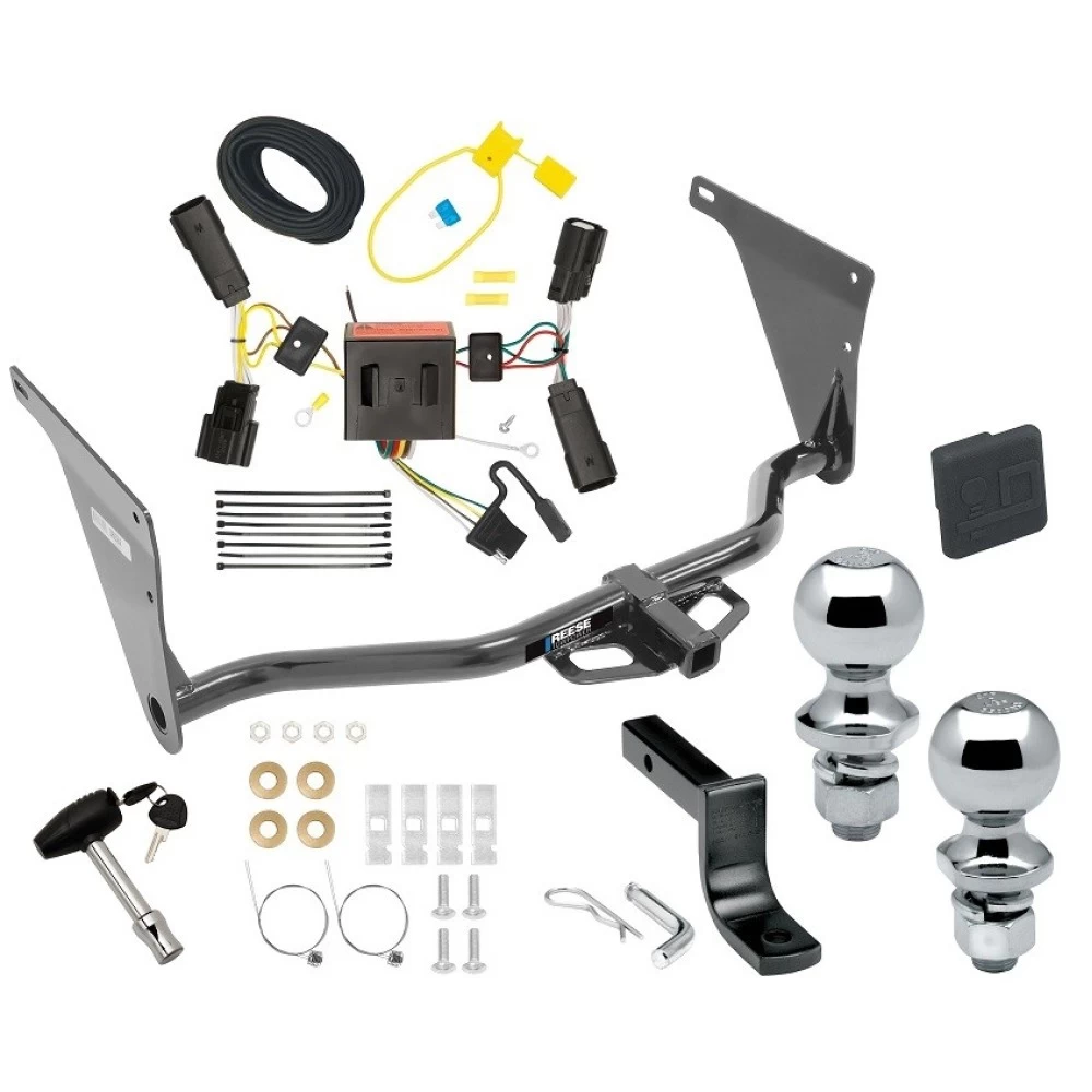 Reese Trailer Tow Hitch For 13-16 Ford Escape Deluxe Package Wiring 2" and 1-7/8" Ball and Lock