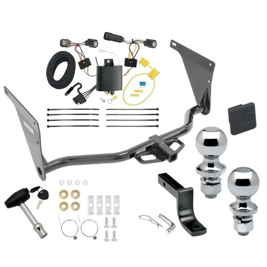 Reese Trailer Tow Hitch For 17-18 Ford Escape All Models Deluxe Package Wiring 2" and 1-7/8" Ball and Lock