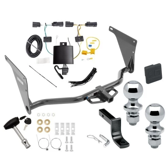 Reese Trailer Tow Hitch For 19-19 Ford Escape All Models Deluxe Package Wiring 2" and 1-7/8" Ball and Lock