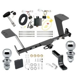 Reese Trailer Tow Hitch For 13-18 Lexus ES350 All Models Deluxe Package Wiring 2" and 1-7/8" Ball and Lock