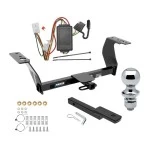 Reese Trailer Tow Hitch For 14-18 Subaru Forester All Models Complete Package w/ Wiring Draw Bar and 1-7/8" Ball
