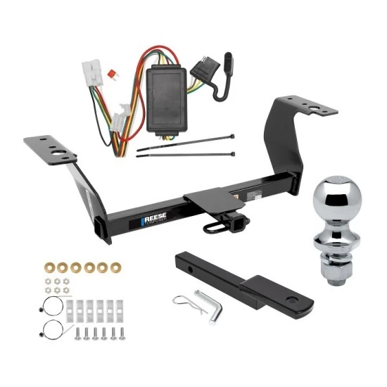 Reese Trailer Tow Hitch For 14-18 Subaru Forester All Models Complete Package w/ Wiring Draw Bar and 1-7/8" Ball