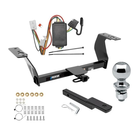 Reese Trailer Tow Hitch For 14-18 Subaru Forester All Models Complete Package w/ Wiring Draw Bar Kit and 2" Ball