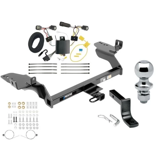 Reese Trailer Tow Hitch For 17-18 Ford Escape All Models Complete Package w/ Wiring Draw Bar and 1-7/8" Ball