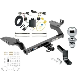 Reese Trailer Tow Hitch For 17-18 Ford Escape All Models Complete Package w/ Wiring Draw Bar Kit and 2" Ball