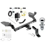 Reese Trailer Tow Hitch For 19-19 Ford Escape All Models Complete Package w/ Wiring Draw Bar and 1-7/8" Ball