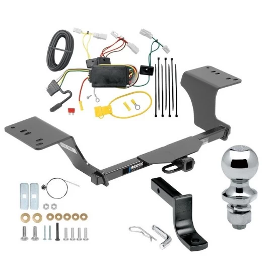 Reese Trailer Tow Hitch For 12-17 Toyota Camry All Models Class 2 Complete Package w/ Wiring Draw Bar and 1-7/8" Ball