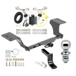 Reese Trailer Tow Hitch For 13-18 Toyota Avalon All Models Class 2 Complete Package w/ Wiring Draw Bar and 1-7/8" Ball
