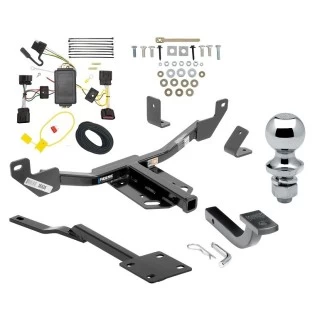 Reese Trailer Tow Hitch For 11-13 Buick Regal Class 2 Complete Package w/ Wiring Draw Bar and 1-7/8" Ball
