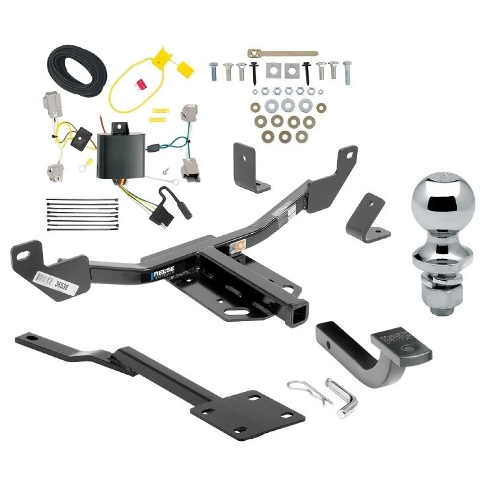 Reese Trailer Tow Hitch For 14-20 Chevrolet Impala New Body Style Complete Package w/ Wiring Draw Bar and 1-7/8" Ball