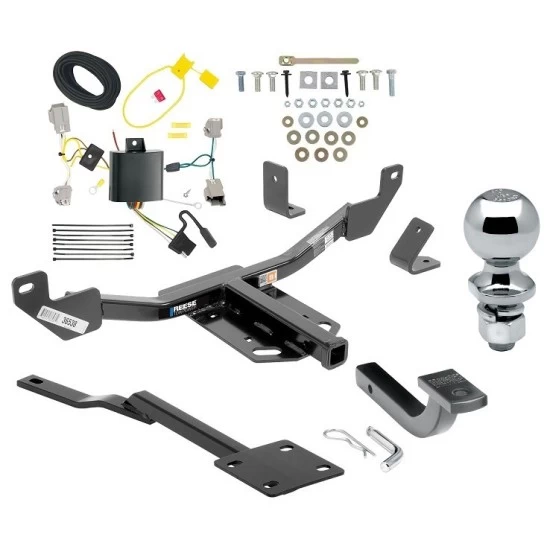 Reese Trailer Tow Hitch For 14-20 Chevrolet Impala New Body Style Class 2 Complete Package w/ Wiring Draw Bar Kit and 2" Ball