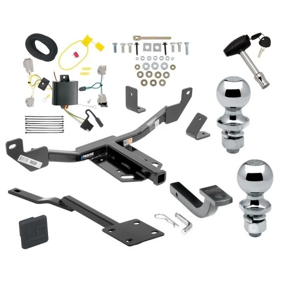 Reese Trailer Tow Hitch For 14-20 Chevrolet Impala New Body Style Deluxe Package Wiring 2" and 1-7/8" Ball and Lock