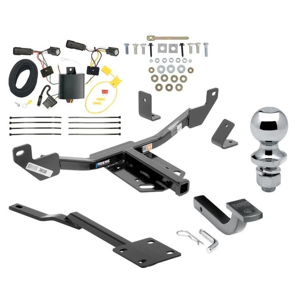 Custom Fit Trailer Hitch Draw-Bar w/ Pin/Clip Wiring Harness (Plug & Play) 1-7/8" Chrome Ball Installation Hardware Installation Instructions 06168 36061 118639 63810 Reese Trailer Tow Hitch 14-17 Buick Regal Class 2 Complete Package Wiring Draw Reese Trailer Tow Hitch For 14-17 Buick Regal Class 2 Complete Package w/ Wiring Draw Bar and 1-7/8" Ball