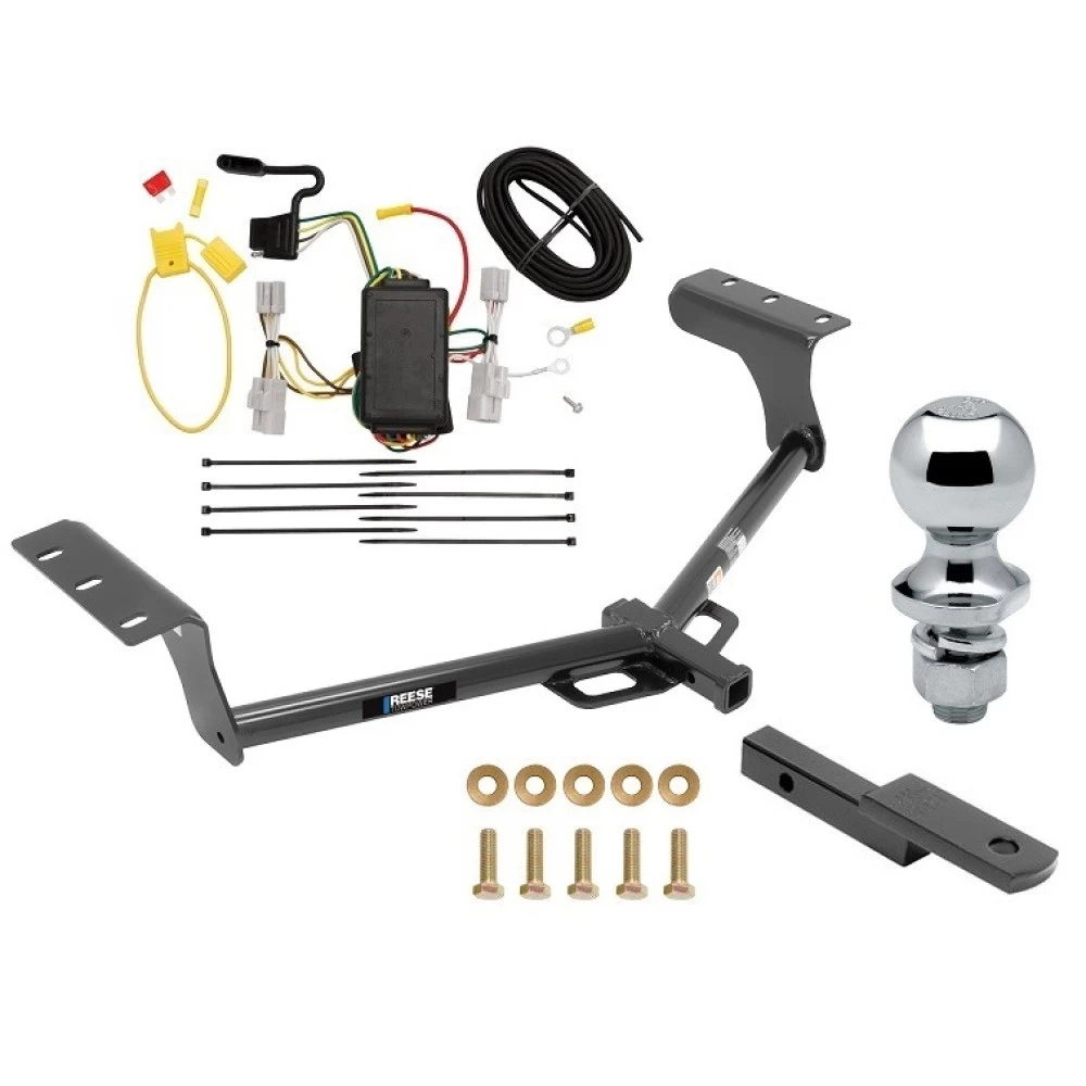 Reese Trailer Tow Hitch For 06-12 Toyota RAV4 All Models Complete Package w/ Wiring Draw Bar and 1-7/8" Ball