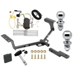 Reese Trailer Tow Hitch For 06-12 Toyota RAV4 All Models Deluxe Package Wiring 2" and 1-7/8" Ball and Lock