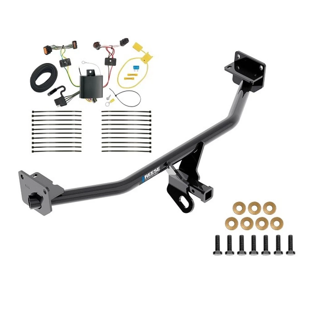 Custom Fit Trailer Hitch Wiring Harness (Plug & Play) Installation Hardware Installation Instructions 06176 118698 Reese Trailer Tow Hitch 17-21 KIA Sportage All Styles Plug & Play Wiring Kit 17 18 19 20 21 2017 2018 2019 2020 2021 Reese Trailer Tow Hitch For 17-21 KIA Sportage All Styles w/ Plug & Play Wiring Kit