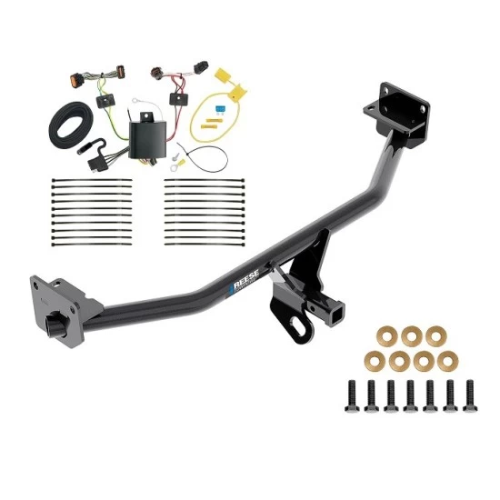 Custom Fit Trailer Hitch Wiring Harness (Plug & Play) Installation Hardware Installation Instructions 06176 118698 Reese Trailer Tow Hitch 17-21 KIA Sportage All Styles Plug & Play Wiring Kit 17 18 19 20 21 2017 2018 2019 2020 2021 Reese Trailer Tow Hitch For 17-21 KIA Sportage All Styles w/ Plug & Play Wiring Kit