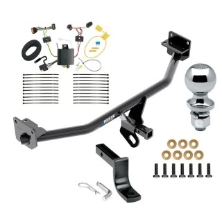 Custom Fit Trailer Hitch Draw-Bar w/ Pin/Clip Wiring Harness (Plug & Play) 2" Chrome Ball Installation Hardware Installation Instructions 06176 36071 118698 63820 Reese Trailer Tow Hitch 17-21 KIA Sportage All Styles Complete Package Wiring Draw Reese Trailer Tow Hitch For 17-21 KIA Sportage All Styles Complete Package w/ Wiring Draw Bar Kit and 2" Ball