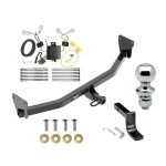 Reese Trailer Tow Hitch For 17-22 KIA Niro 22-22 Niro EV Complete Package w/ Wiring Draw Bar and 1-7/8" Ball