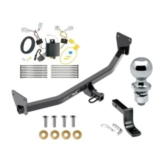 Reese Trailer Tow Hitch For 17-22 KIA Niro 22-22 Niro EV Complete Package w/ Wiring Draw Bar and 2" Ball
