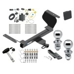 Reese Trailer Tow Hitch For 18-24 Chevrolet Equinox Gasoline, Premier Deluxe Package Wiring 2" and 1-7/8" Ball and Lock