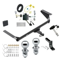Reese Trailer Tow Hitch For 17-20 Chrysler Pacifica (LX & Touring Exc Hybrid) 20-25 Voyager 22-23 Grand Caravan Deluxe Package Wiring 2" and 1-7/8" Ball and Lock