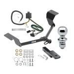 Reese Trailer Tow Hitch For 17-27 Honda CR-V Exc Hybrid Complete Package w/ Wiring Draw Bar and 1-7/8" Ball