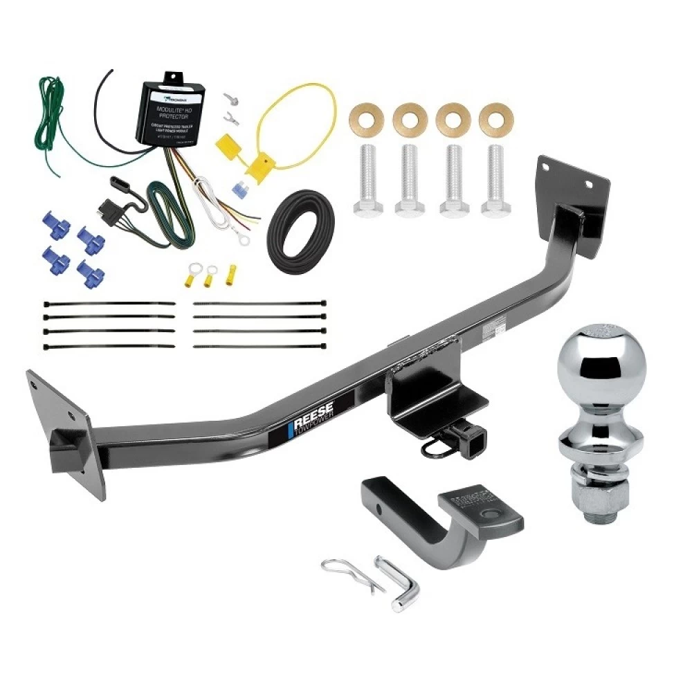 Reese Trailer Tow Hitch For 14-17 KIA Rondo Canada Only Complete Package w/ Wiring Draw Bar and 1-7/8" Ball