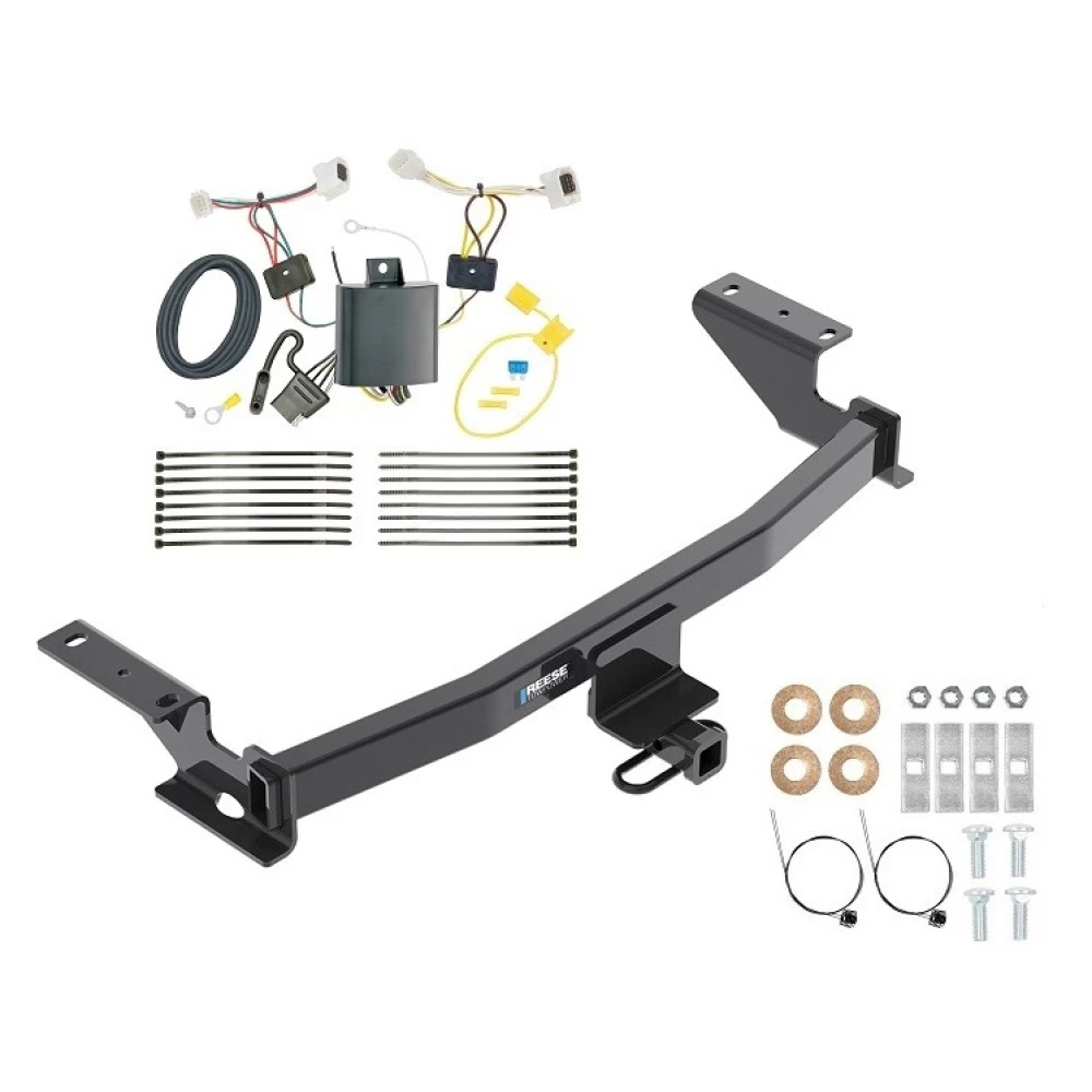 Trailer Hitch w/ Wiring For 17-21 Mazda CX-5 (2019 Exc Diesel) Class 2 1-1/4" Tow Receiver Reese Tekonsha