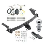 Reese Trailer Tow Hitch For 17-21 Mazda CX-5 (2019 Exc Diesel) Complete Package w/ Wiring Draw Bar and 1-7/8" Ball