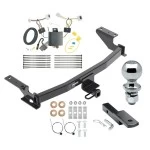 Reese Trailer Tow Hitch For 17-21 Mazda CX-5 (2019 Exc Diesel) Complete Package w/ Wiring Draw Bar and 2" Ball