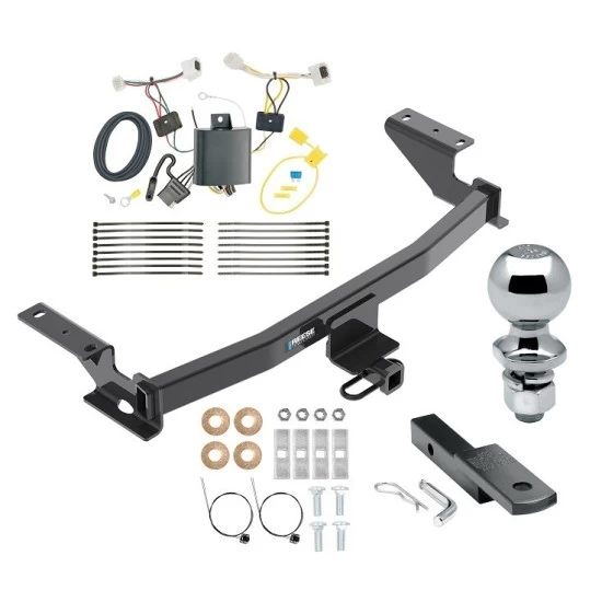 Reese Trailer Tow Hitch For 17-21 Mazda CX-5 (2019 Exc Diesel) Complete Package w/ Wiring Draw Bar and 2" Ball