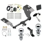 Reese Trailer Tow Hitch For 18-24 Toyota Camry All Models Deluxe Package Wiring 2" and 1-7/8" Ball and Lock