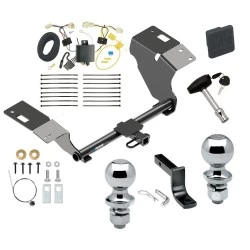 Reese Trailer Tow Hitch For 18-24 Toyota Camry All Models Deluxe Package Wiring 2" and 1-7/8" Ball and Lock
