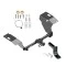 Reese Trailer Tow Hitch For 18-24 Toyota Camry 19-22 Avalon 19-25 Lexus ES300h ES350 Except F Sport w/ Draw Bar Kit Class 1 1-1/4" Receiver