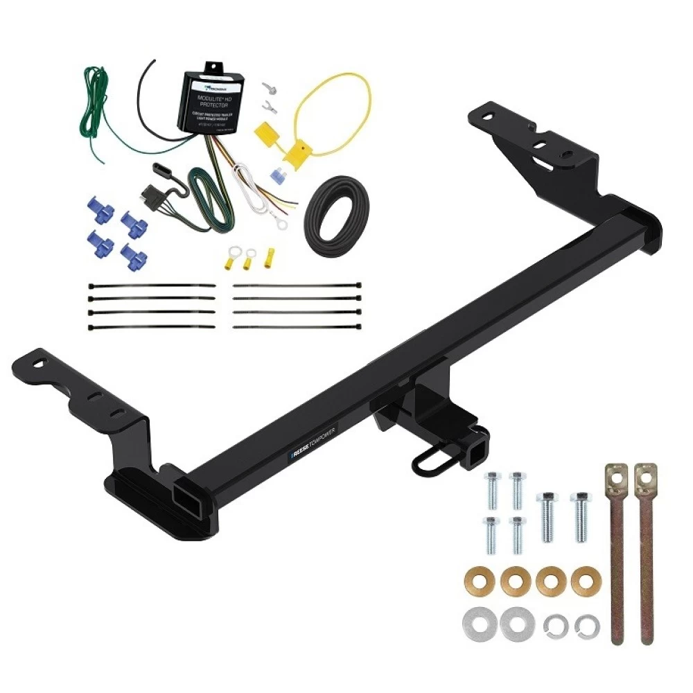 Trailer Hitch w/ Wiring For 18-22 Ford EcoSport All Models Class 2 1-1/4" Tow Receiver Reese Tekonsha