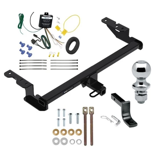 Reese Trailer Tow Hitch For 18-22 Ford EcoSport All Models Complete Package w/ Wiring Draw Bar and 1-7/8" Ball