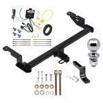 Reese Trailer Tow Hitch For 18-22 Ford EcoSport All Models Complete Package w/ Wiring Draw Bar and 2" Ball