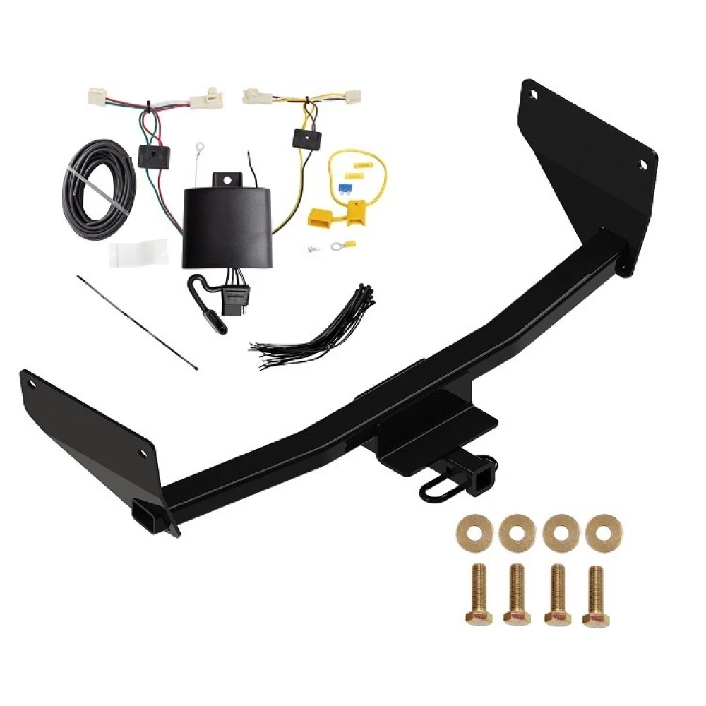Trailer Hitch w/ Wiring For 19-25 Toyota RAV4 21-25 RAV4 Prime Class 2 1-1/4" Tow Receiver Reese Tekonsha