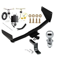 Reese Trailer Tow Hitch For 19-25 Toyota RAV4 21-25 RAV4 Prime Complete Package w/ Wiring Draw Bar and 2" Ball