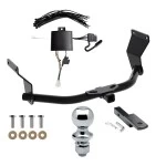 Reese Trailer Tow Hitch For 19-26 Acura RDX w/ +12V Power Provision Complete Package w/ Wiring Draw Bar and 1-7/8" Ball