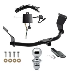 Reese Trailer Tow Hitch For 19-26 Acura RDX w/ +12V Power Provision Complete Package w/ Wiring Draw Bar and 1-7/8" Ball