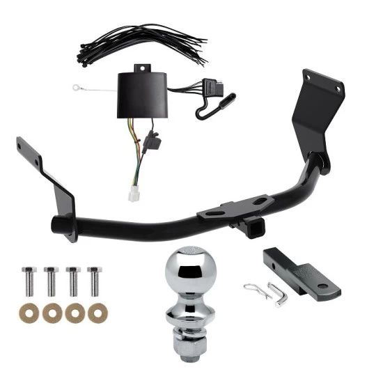 Reese Trailer Tow Hitch For 19-26 Acura RDX w/ +12V Power Provision Complete Package w/ Wiring Draw Bar and 1-7/8" Ball