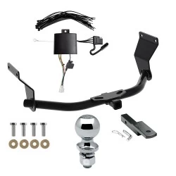 Reese Trailer Tow Hitch For 19-26 Acura RDX w/ +12V Power Provision Complete Package w/ Wiring Draw Bar and 2" Ball