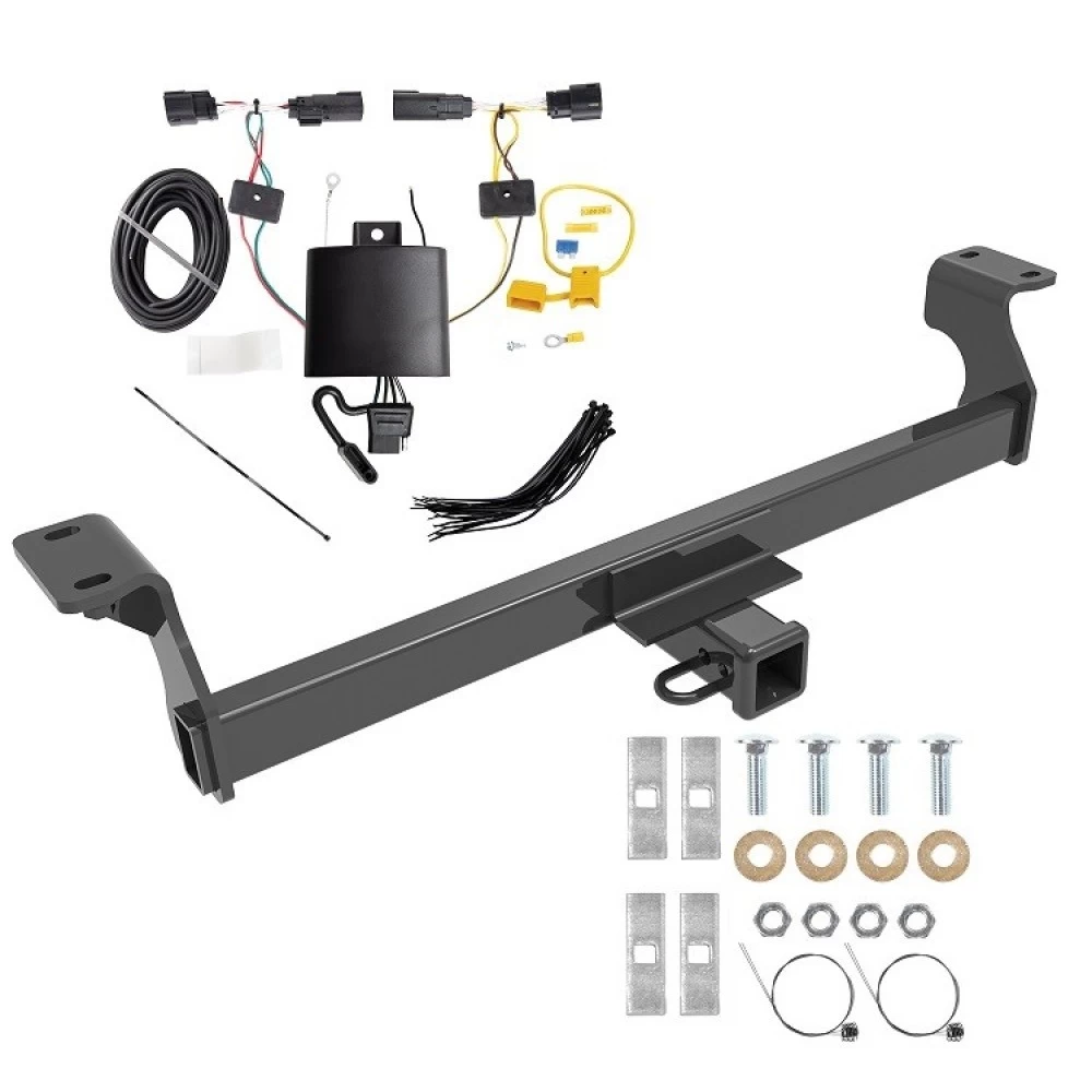Custom Fit Trailer Hitch Wiring Harness (Plug & Play) Installation Hardware Installation Instructions 06195 118816 Reese Trailer Hitch Wiring 20-22 Escape Except Hybrid Class 2 1-1/4" Tow Receiver Reese Tekonsha 20 21 22 2020 2021 2022 Trailer Hitch w/ Wiring For 20-24 Ford Escape Except Hybrid Class 2 1-1/4" Tow Receiver Reese Tekonsha