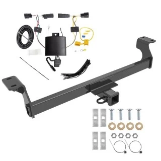Custom Fit Trailer Hitch Wiring Harness (Plug & Play) Installation Hardware Installation Instructions 06195 118816 Reese Trailer Hitch Wiring 20-22 Escape Except Hybrid Class 2 1-1/4" Tow Receiver Reese Tekonsha 20 21 22 2020 2021 2022 Trailer Hitch w/ Wiring For 20-24 Ford Escape Except Hybrid Class 2 1-1/4" Tow Receiver Reese Tekonsha