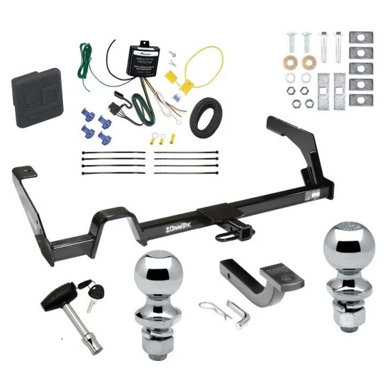 Reese Trailer Tow Hitch For 00-04 Subaru Legacy Sedan and Wagon Deluxe Package Wiring 2" and 1-7/8" Ball and Lock