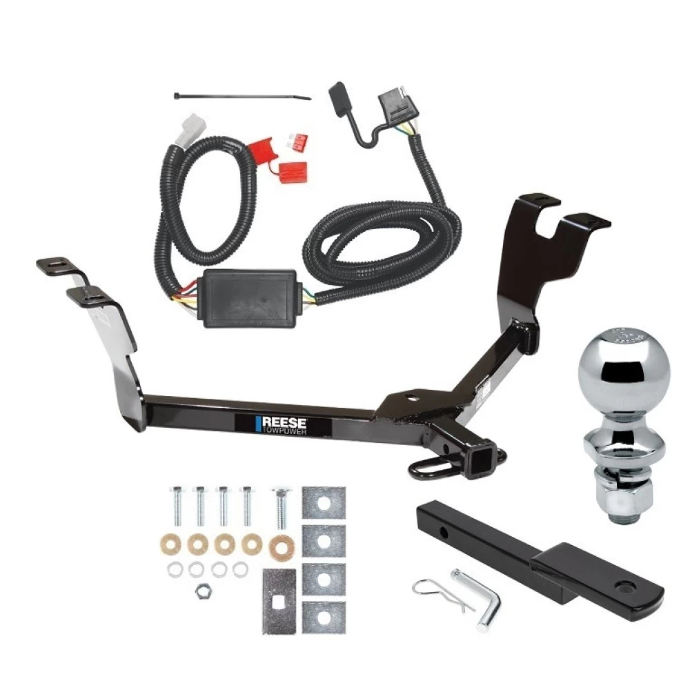 Custom Fit Trailer Hitch Draw-Bar w/ Pin/Clip Wiring Harness (Plug & Play) 2" Chrome Ball Installation Hardware Installation Instructions 06377 36053 118461 63820 Reese Trailer Tow Hitch 05-07 Subaru Legacy 05-09 Outback Wagon Complete Package W Reese Trailer Tow Hitch For 05-07 Subaru Legacy 05-09 Outback Wagon Complete Package w/ Wiring Draw Bar Kit and 2" Ball