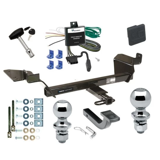 Reese Trailer Tow Hitch For 97-05 Buick Century Sedan 05-09 Allure 98-02 Oldsmobile Intrigue Deluxe Package Wiring 2" and 1-7/8" Ball and Lock